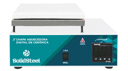 Chapa Aquecedora Digital Cerâmica - WSB Analitica