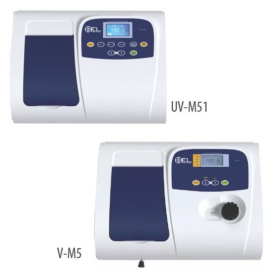 Espectrofotômetro UV-M51 e V-M5 - WSB Analítica