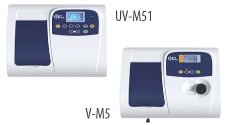 Espectrofotômetro UV-M51 e V-M5 - WSB Analítica